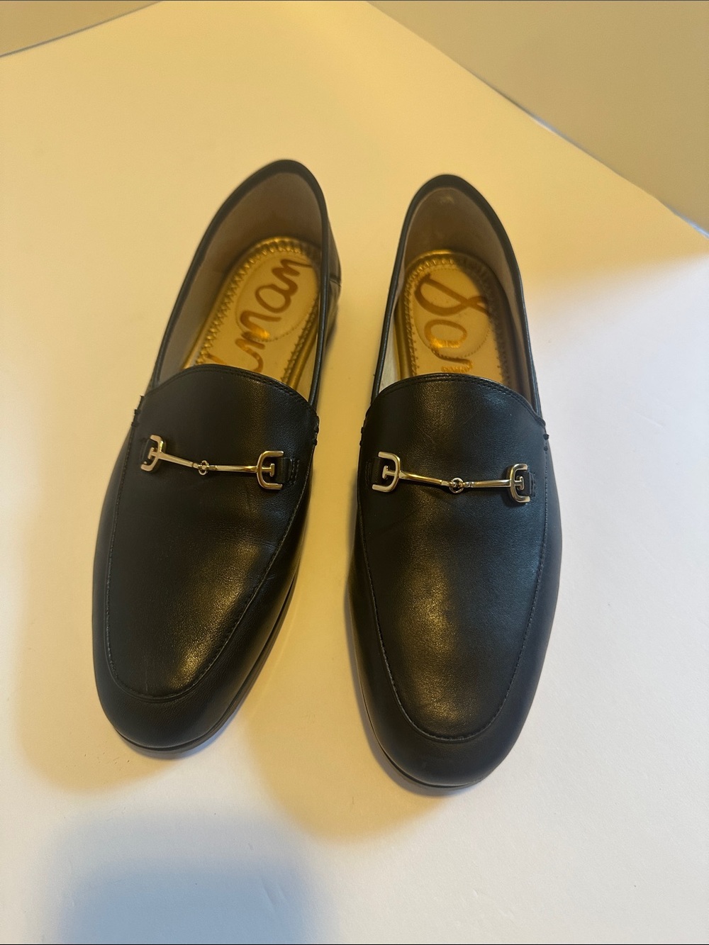 Sam Edelman Loraine Bit Loafer Black Leather Slip-On Women’s Size 7.5 - Picture 2 of 12